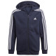 Adidas Παιδική ζακέτα 3-Stripes Full-Zip Hoodie